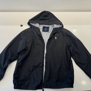 Dark Navy Blue Windbreaker - Large